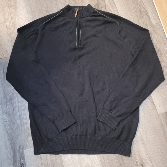 Devon & Jones Zip up Mock neck sweated - Picture 1 of 2